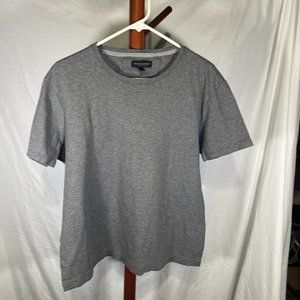 Banana Republic Mens Size XL Gray Cotton Short Sleeve Fitted Crew T-Shirt